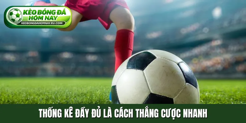 Thống kê đầy đủ là cách thắng cược nhanh